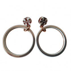 Tory Burch Ovale Hoop TB