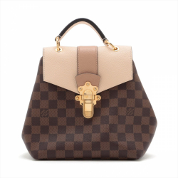 Louis Vuitton Clapton Damiere Ebene Rose Ballerine Backpack