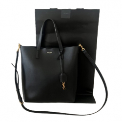 Yves Saint Laurent TOY SHOPPING SAINT LAURENT NORTH/SOUTH BAG FEATURING CASSANDRE CHARM