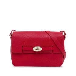 Mulberry AB Mulberry Red Calf Leather Bayswater Crossbody Turkey