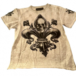 Philipp Plein Black skull T-shirt