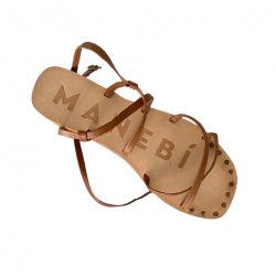 Manebi Leather Gladiator Sandals