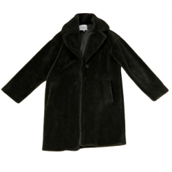 Eric Bompard Manteau en fourrure de laine couleur kale