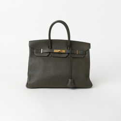 Hermès HERMÈS Birkin 35 Clemence Handbag