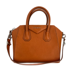 Givenchy Antigona Small Leather 2-Way Tote Brick Orange