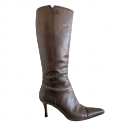 Santoni Kniestiefel aus Leder