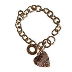 Guess Heart and rhinestone bracelet