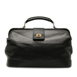 Celine B Celine Black Calf Leather Handbag Italy