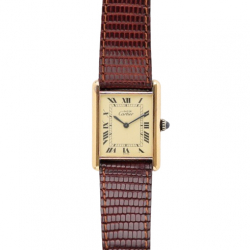 Cartier Tank Vermeil Manual 23mm Watch
