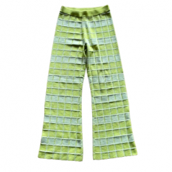 Solid & Striped Logan-Strickhose mit weitem Bein