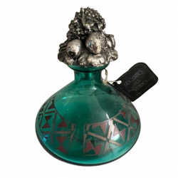 Murano hand blown and silver plated decoration Vase