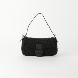Fendi Tweed Baguette Bag