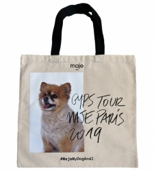 Maje Sac fourre-tout Gyps Tour en toile, neuf avec étiquettes