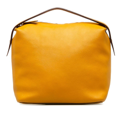 Loewe B LOEWE Yellow Calf Leather Handbag Spain