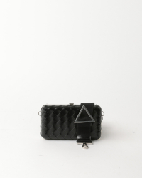 Bottega Veneta Knot Spazzolato Intrecciato Mini Crossbody Bag