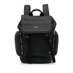 Givenchy B Givenchy Black Calf Leather Backpack Italy