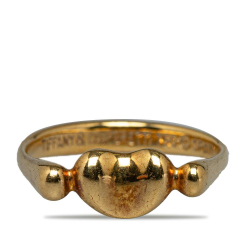 Tiffany & Co B Tiffany Gold 18K Yellow Gold Metal Elsa Peretti 18K Bean Ring Spain