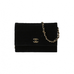 Chanel Velvet Single Flap Bag