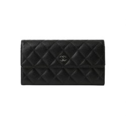 Chanel Long Caviar Wallet