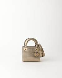 Christian Dior Micro Lady Dior Mini Cannage Bag