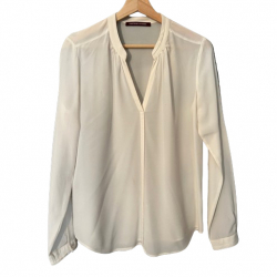 Comptoir Des Cotonniers White silk blouse