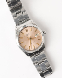 Rolex Oysterdate 34mm Ref 6694 Rare Pink Dial 1969 Watch
