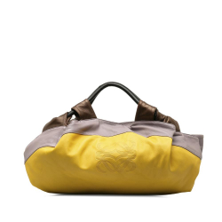 Loewe B LOEWE Yellow Calf Leather Multicolor Nappa Aire Spain