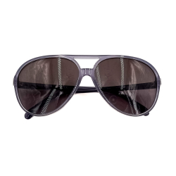 Chanel Pilot Acetate Sunglasses Purple