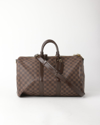 Louis Vuitton Damier Ebene Keepall Bandouliere 45 Weekend Bag