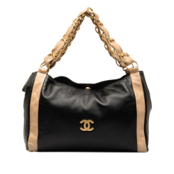 Chanel B Chanel Black Lambskin Leather Leather Olsen Shoulder Bag Italy