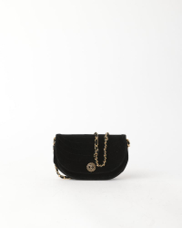 Chanel CC Velour Flap Bag