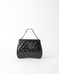 Chanel Patent ID Bracelet Flap Bag
