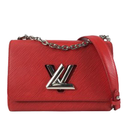 Louis Vuitton B Louis Vuitton Red Epi Leather Leather Epi Twist MM France