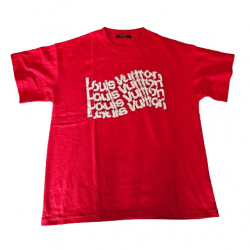 Louis Vuitton Kurzärmeliges T-Shirt aus Baumwolle