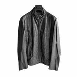 Canali Leather Jacket 