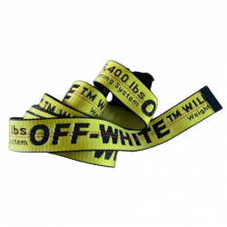 Off-White ceinture blanc cassé