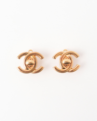Chanel Turnlock Earrings