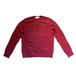 Sézane Leichter Pullover - Farbe Himbeere