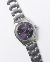 Rolex Datejust 36mm Ref 1603 Rare Purple Sigma Dial 1973 Watch