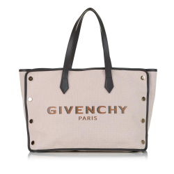 Givenchy AB Givenchy Brown Beige Canvas Fabric Bond Tote Bag Italy