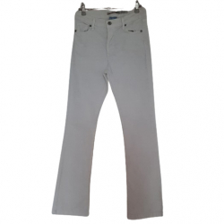 Please Jeans Feincord-Jeans weiß