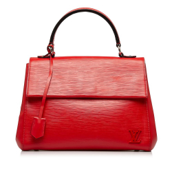 Louis Vuitton B Louis Vuitton Red Epi Leather Leather Epi Cluny MM Spain