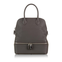 Hermès B Hermès Gray Calf Leather Bolide Secret Handbag France