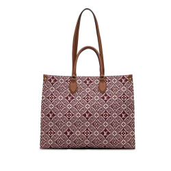Louis Vuitton A Louis Vuitton Red Canvas Fabric Monogram Since 1854 Onthego GM France