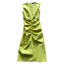 Sportmax Sunny and bright golden-yellow dress