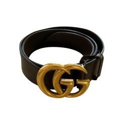 Gucci Leather belt with GG buckle