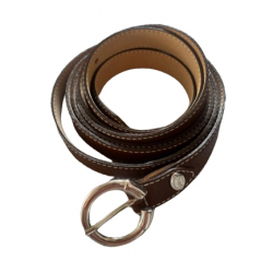 Longchamp Double wrap leather belt