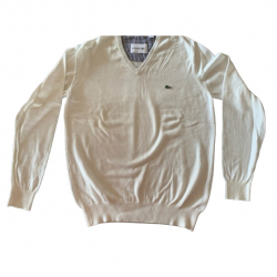 Lacoste Cotton V-neck sweater