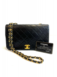 Chanel 90's Classic Full Flap Black