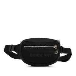 Burberry AB Burberry Black Nylon Fabric Logo Econyl Cannon Bum Bag China